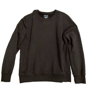 J. Crew Men’s Crewneck Sweatshirt Medium Charcoal Gray “Knit Goods”